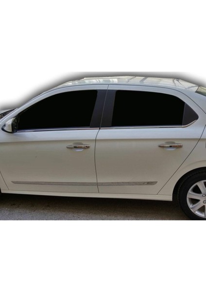 Citroen C-Elysee Uyumlu Sedan Yan Kapı Çıtası 4 Kapı 2012 ve Üzeri Paslanmaz Krom fiyatları