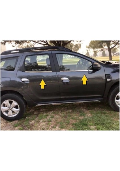 Dacia Duster Uyumlu Cam Çıtası 4 Parça 2018 Üzeri Paslanmaz Krom fiyatları