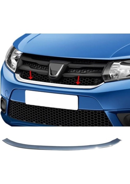 Dacia Logan Mcv Sw Uyumlu Ön Panjur 1 Parça 2013 Üzeri Paslanmaz Krom fiyatları