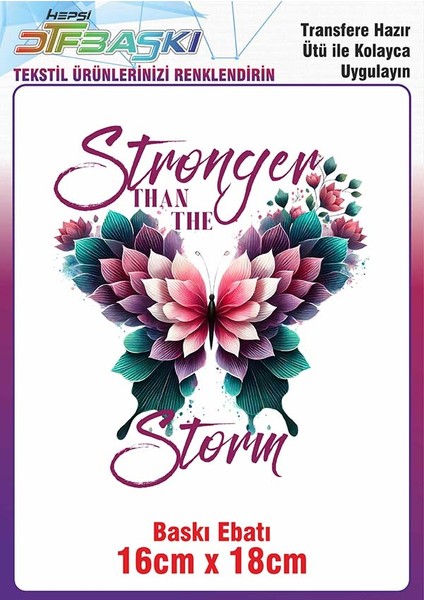 Kelebek Ütü ile Yapışan Kumaş Tekstil Tişört Dtf Baskı