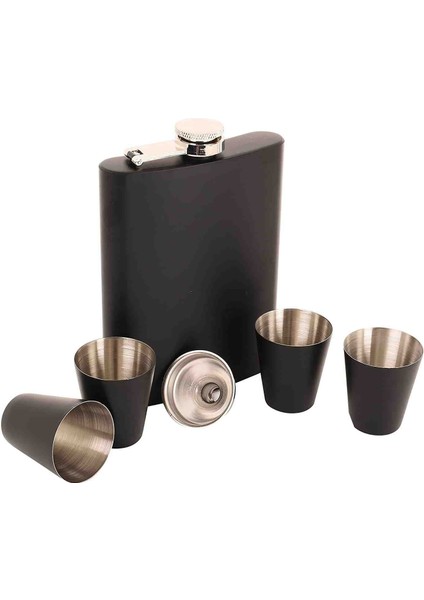 Avrupa Tarzı 4 Shot Bardaklı Paslanmaz Çelik Matara Seti Hediye Kutulu Kamp Çadır Outdoor Takımı fırsatları