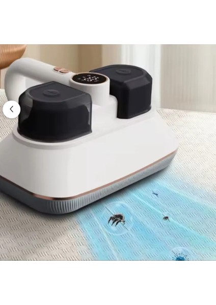 Kablosuz LCD Mini Şarjlı Uv-C Işık Akar Yatak Kedi Köpek Tüy Mite Toplayıcı Toz Nem Alma El Süpürge