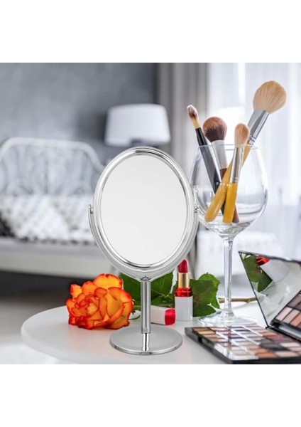 Ayaklı Oval Ayna 16 x 8 cm