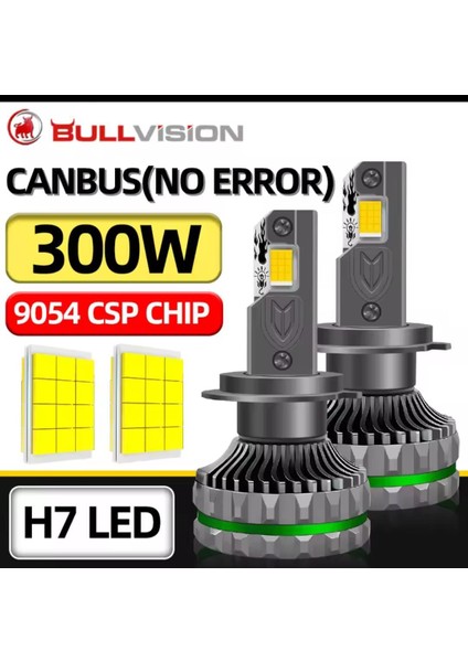 Bull Vision H7 6000K Araba LED Lambası, Sis Lambası