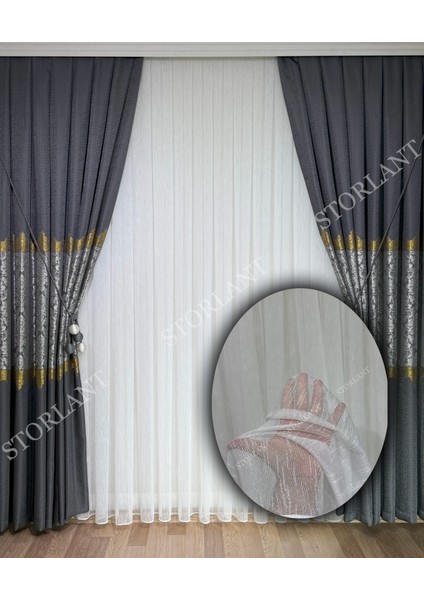 Şantuk Bambu Düz Tül Perde 1/3 Sık Pileli, Ütü Gerektirmez | En Çok Tercih Edilen Model fiyatları