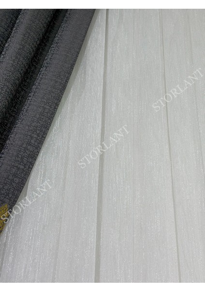 Şantuk Bambu Düz Tül Perde 1/3 Sık Pileli, Ütü Gerektirmez | En Çok Tercih Edilen Model