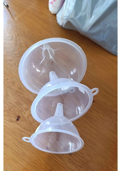 Pratik Şeffaf Huni Şişe Hunisi Seti 3 Boy modelleri