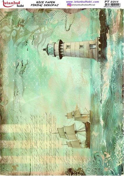 Istanbul Hobi Pirinç Dekopaj Kağıt PT2211