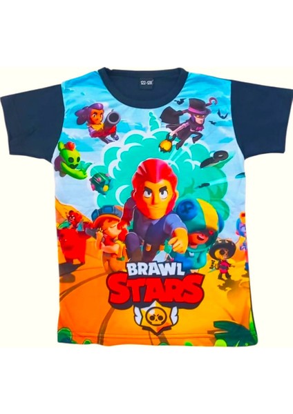 Brawlstars Çocuk Tişört T-Shirt Oyun Karakterli fiyatları