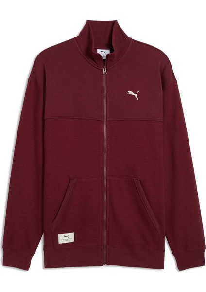 Class Pinnacle Track Bordo Erkek Fermuarlı Sweatshirt fiyatları