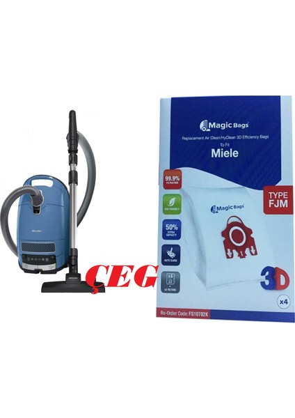 Complete C3 Powerline Elektrikli Süpürge Torbası Çeg