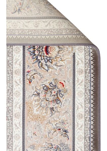 Persian Per 02 D.grey Klasik Desenlere Sahip Yüksek Dokuma Sıklığı ile Üretilen 120 Tarak Ipek Halı modelleri