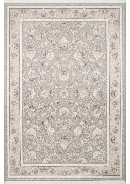 Persian Per 02 L.grey Klasik Desenlere Sahip Yüksek Dokuma Sıklığı ile Üretilen 120 Tarak Ipek Halı