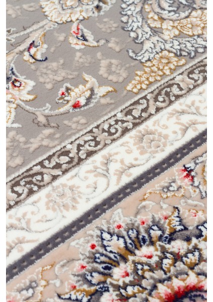 Persian Per 02 L.grey Klasik Desenlere Sahip Yüksek Dokuma Sıklığı ile Üretilen 120 Tarak Ipek Halı modelleri