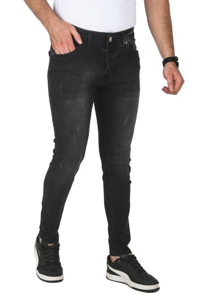 Jeans Skinny Fit Likralı Taşlanmış Kot Pantolon 2508184 fiyatları