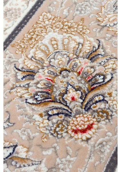 Persian Per 02 D.grey Klasik Desenlere Sahip Yüksek Dokuma Sıklığı ile Üretilen 120 Tarak Ipek Halı fırsatları