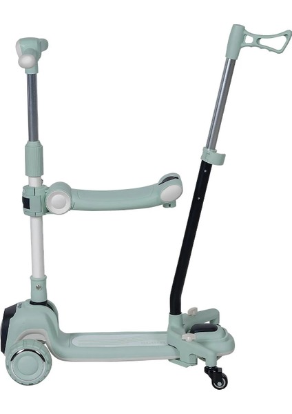 Smile Scooter – 6 Kademeli Yükseklik, LED Işıklı, Müzikli, Katlanabilir, Ebeveyn Kontrollü Çocuk Scooterı (1-12 Yaş) fırsatları