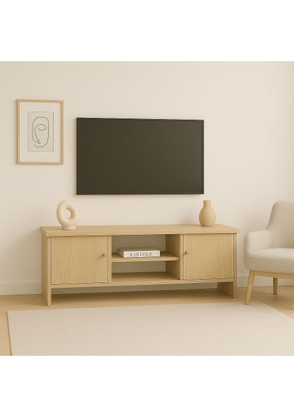 %100 Mdf Tv Sehpası – Premium Seri, 150 Cm, Cnc Kesim, Modern Tasarım fiyatları