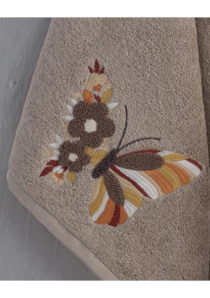 Mariposa - %70 Bambu / %30 Pamuk Nakışlı El Havlusu - 6'lı Set 50X90 fiyatları