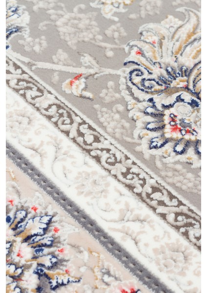 Persian Per 02 L.grey Klasik Desenlere Sahip Yüksek Dokuma Sıklığı ile Üretilen 120 Tarak Ipek Halı fırsatları