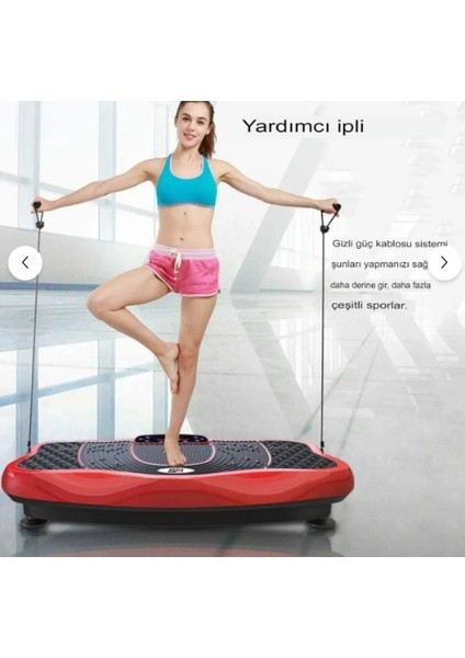 Vibrofitto Titreşimli Müzikli Zayıflama Egzersiz Plaka Makinesi Fitness Tüm Vücut Vibro Spor Aleti Masaj Makine Büyükboy