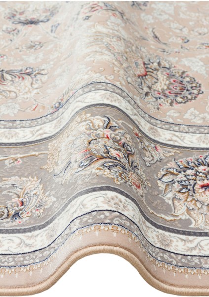Persian Per 02 Beige Klasik Desenlere Sahip Yüksek Dokuma Sıklığı ile Üretilen 120 Tarak Ipek Halı fırsatları