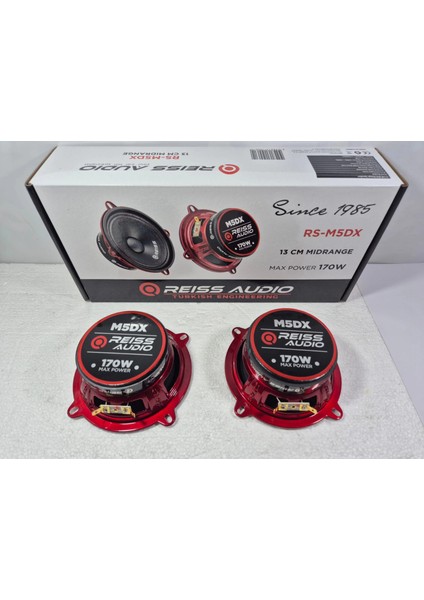 13CM Midrange - Reiss RS-M5DX - 170W 60 Rms Pro Midrange Hoparlör modelleri