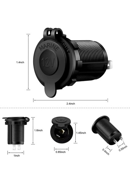 Pano Tip Çakmak Soketi - 10 Adet