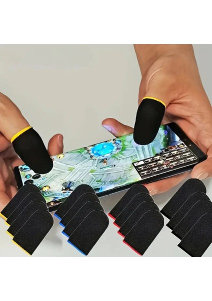 Oyun Eldiveni Fiber Oyuncu Eldiveni Parmak Ucu Parmaklık Pubg (5 Çift (10 Adet)) indirimleri
