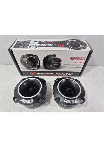 Dome Tweeter 8cm – 100W 50RMS - Reiss RS-TA27 8cm Dome Tiz