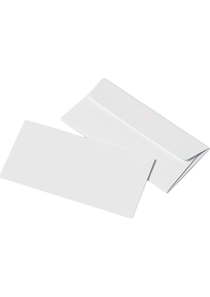 Diplomat Kendinden Yapışkanlı Silikonlu Zarf, 10,5 x 24 Cm, 100 Adet, Beyaz