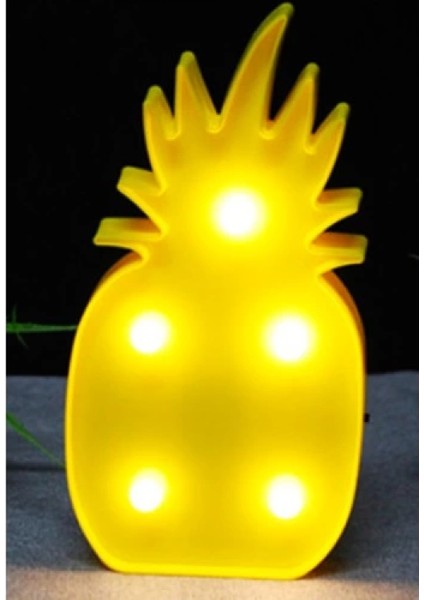 LED Işıklı Ananas Gece Lambası