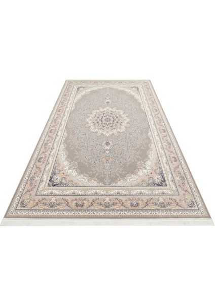 Persian Per 01 L.grey Klasik Desenlere Sahip Yüksek Dokuma Sıklığı ile Üretilen 120 Tarak Ipek Halı