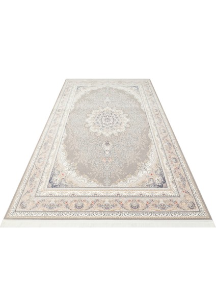 Persian Per 01 L.grey Klasik Desenlere Sahip Yüksek Dokuma Sıklığı ile Üretilen 120 Tarak Ipek Halı