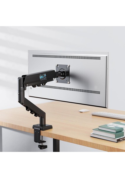 17-27'' Amortisörlü Hareketli Masa Üstü Tekli Monitör Standı modelleri