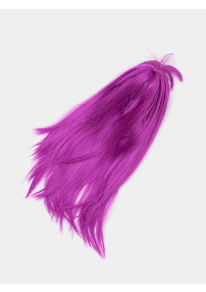 Fuşya Renk Düz Kesim Uzun Parti Peruğu Takma Saç indirimleri