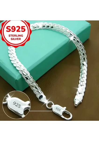 925 Ayar Gümüş Kaplama Erkek Bileklik indirimleri