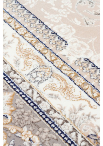 Persian Per 01 Beige Klasik Desenlere Sahip Yüksek Dokuma Sıklığı ile Üretilen 120 Tarak Ipek Halı fiyatları