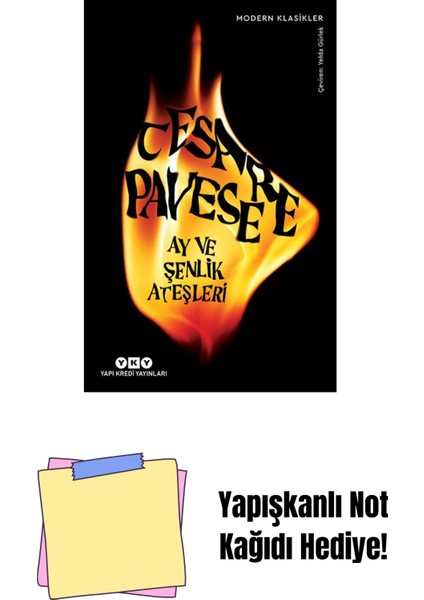 Ay ve Şenlik Ateşleri + Yapışkanlı Not Kağıdı