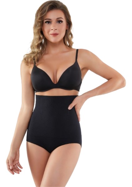 Göbek Alt Karın Bel Basen Şekillendirici Toparlayıcı Kadın Yüksel Bel Silikonlu Slip Korse fırsatları