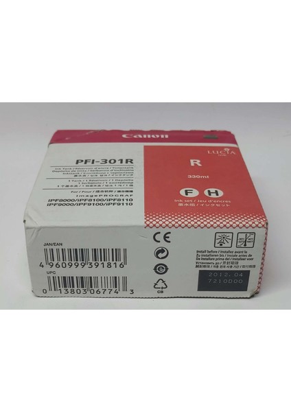 PFI-301R Red Kartuş 330ML indirimleri