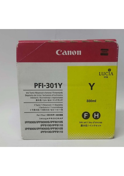 PFI-301Y Yellow Kartuş 330ML modelleri