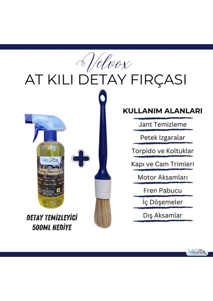 At Kılı Detay Temizlik Fırçası, Araç Detaylı Temizlik Fırçası, Oto Detay Fırçası, Lastik Jant Fırçası