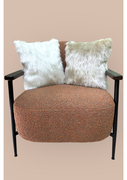 Peluş Kırlent Kılıfı - Beyaz modelleri