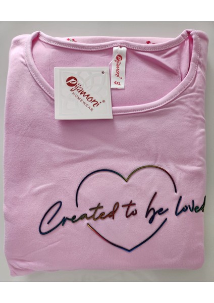 Milan Kumaş Büyük Beden Uzun Kollu Pijama Takımı 7666 fiyatları