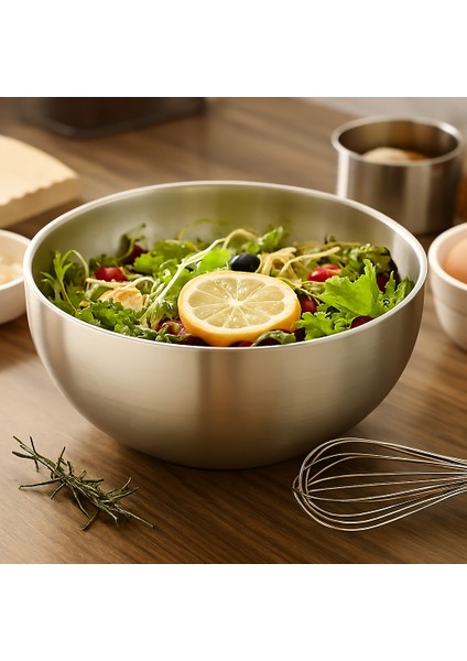 Çift Cidarlı Kase - Inox Çelik Kase 18 cm 722019 fırsatları