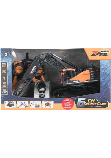 5086 Sun-Iş Makinesi Paletli Vinç 1:24 Buldozer indirimleri