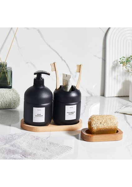 Qlux Sıvı Sabunluk Seti Sıvı Sabun Katı Sabun Diş Fırçalık Seti fiyatları
