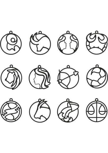 Zodiac Burçlar Küpe