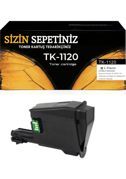 Kyocera TK-1120 Muadil Toner | FS-1025 / FS-1025MFP / FS-1060 / FS-1060DN / FS-1125 / FS-1125MFP